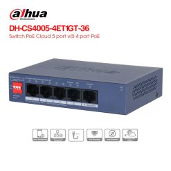 DH-CS4005-4ET1GT-36 Switch Cloud 5 cổng DAHUA