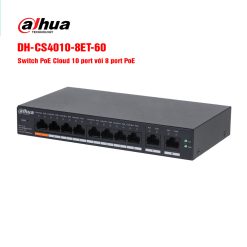 DH-CS4010-8ET-60 Switch PoE Cloud 10 port DAHUA