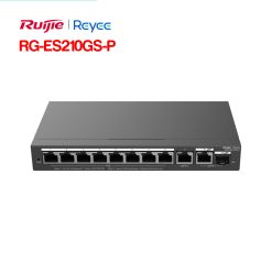 RG-ES210GS-P Layer 2 Smart Managed PoE Switch 10 Cổng RUIJIE REEYE