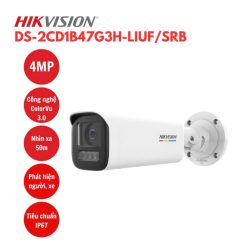 DS-2CD1B47G3H-LIUF/SRB Camera IP thân trụ 4MP Hikvision
