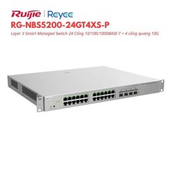 RG-NBS5200-24GT4XS-P Smart Managed Switch 24 cổng Reyee